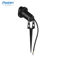 Projecteur LED GU10 à pointe, étanche IP65, corps en aluminium, lampe extérieure, MR16 LED, vente en gros d'usine
