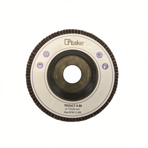 Disque à lamelles Trizact A 80 115x22 mm pour ponçage et meulage du métal - Product Image 2
