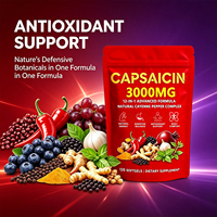 Gélules de Capsaïcine Haute Puissance OEM/ODM 3000mg, Complexe Botanique 12-en-1 avec Aubépine et Betterave pour la Circulation et la Santé Digestive
