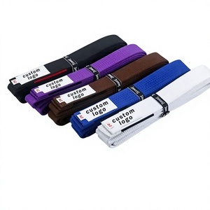 Ceinture de Jiu-Jitsu Brésilien Personnalisée en Coton pour Arts Martiaux – Blanc, Bleu, Violet, Marron, Noir – Vente en Gros Direct Usine - Product Image 3