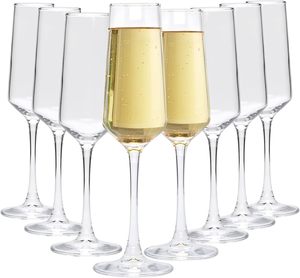 Champán brillante claro elegante para Aniversario de fiesta de boda de restaurante Prosecco - Product Image 1