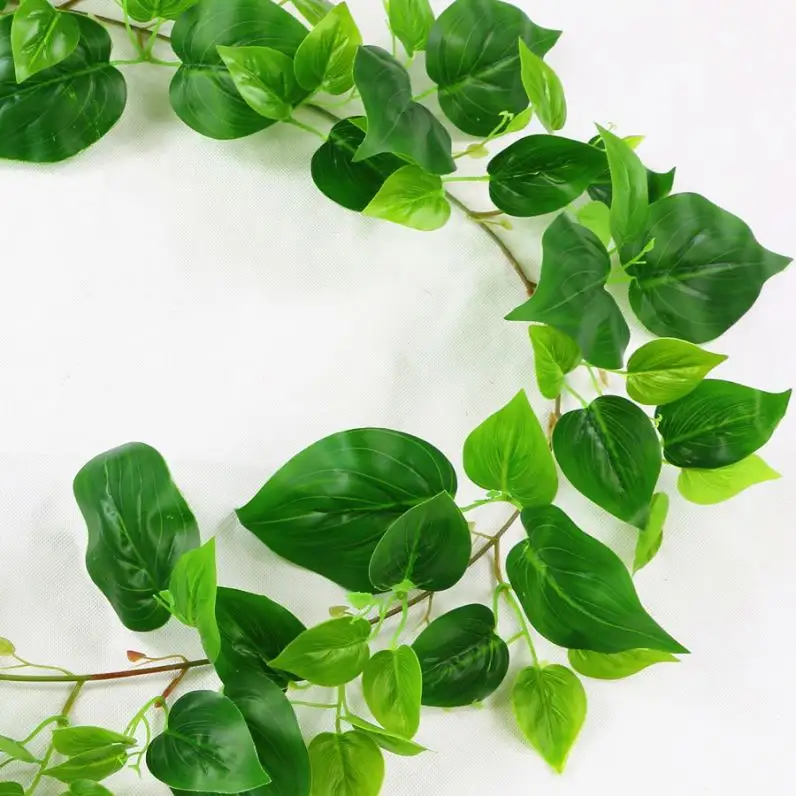 Artificial Ivy Leaves Hanging Plants Faux Greenery Garland Green Vines for Party Home Wedding Wall Decoration Garden Office