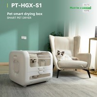 Sèche-cheveux portable électrique intelligent et professionnel pour animaux de compagnie, silencieux et rapide, pour chiens et chats, séchoir de salon pour animaux, séchoir de cage pour animaux