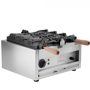 Máquina Taiyaki <span class=keywords><strong>de</strong></span> boca abierta <span class=keywords><strong>de</strong></span> 220/110V para hacer gofres <span class=keywords><strong>de</strong></span> pescado y <span class=keywords><strong>helado</strong></span> <span class=keywords><strong>de</strong></span> comida callejera coreana - Product Image 1