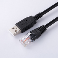 AMSAMOTION VW3M8131 Cable de Programación y Depuración de Datos para Servomotores Industriales Schneider LXM23 Plus/LXM23DU/LEXIUM 23PLUS, Línea de Descarga