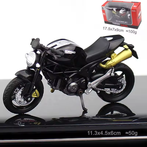 Motocicleta Clásica de Metal Fundido a Presión, Modelo de Motocicleta de Aleación <span class=keywords><strong>H2r</strong></span> a Escala 1/18, Modelo de Motocicleta Personalizado - Product Image 5