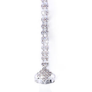 <span class=keywords><strong>Bracelet</strong></span> en cristal multicouche à la mode-Style minimaliste, chaîne de doigt élastique en strass scintillant pour femme - Product Image 6