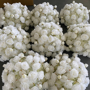 Bola de flores artificiales al por mayor centro de mesa Bola de flores de boda <span class=keywords><strong>Cen</strong></span> Terpiece para la decoración de la boda - Product Image 6