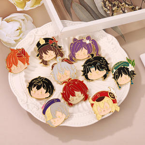 Épingles <span class=keywords><strong>Genshin</strong></span> <span class=keywords><strong>Impact</strong></span> Mignonnes de Haute Qualité, Livraison Rapide et Économique, Badge de Revers en Métal Thème Dessin Animé Anime - Product Image 2