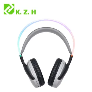 KZH1 New Design kabelloser BT-Kopfhörer mit Geräusch unterdrückung HiFi Stereo Sound Mic LED-Licht Dynamische Röhren-Headsets