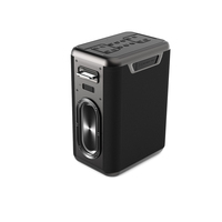 Altavoz Bluetooth KENUO de Alta Potencia 300w con Luces RGB para Fiestas, Micrófono Inalámbrico para Karaoke y Banco de Energía