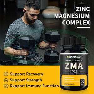 Ausreson OEM ZMA seng dan Magnesium suplemen vitamin seng Magnesium aspartat kapsul Zma untuk dukungan imun - Product Image 2