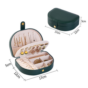 กล่องใส่เครื่องประดับหนัง PU ดีไซน์มหัศจรรย์สำหรับจัดเก็บต่างหูกำไลข้อมือสร้อยคอเครื่องประดับ - Product Image 3