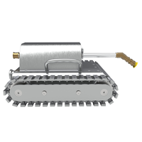 Robot de nettoyage de conduits de graisse industriels à haute pression RJ-Bot G36 pour cuisine, corps en acier inoxydable, étanche IP65