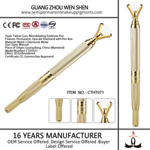 Wenshen Fabricación Diamante Manual Pluma Microblading herramienta de entrenamiento de maquillaje permanente - Product Image 5