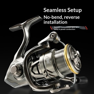 Carrete de Pesca Giratorio de Alta Densidad 2.5X, Tipo Atornillable, de Aleación, Suave, de Largo Alcance, para Pesca en Agua Salada y Dulce - Product Image 4