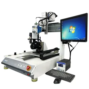 שולחן עבודה 5 צירים דיוק גבוה יעיל ccd חזותי PCB LED LCD cnc מתקן דבק אוטומטי מתקן מכונת חלוקת מוליך רובוט