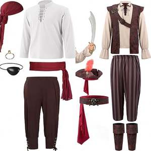 Cheap Halloween Dresses Elegant Female Pirate Captain Costume - Product Image 2