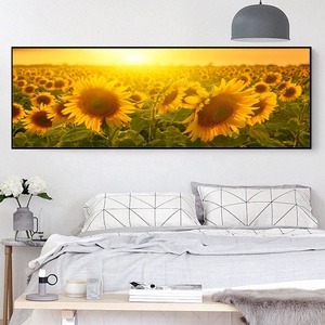 <span class=keywords><strong>Pintura</strong></span> al óleo sobre lienzo <span class=keywords><strong>de</strong></span> paisaje <span class=keywords><strong>de</strong></span> <span class=keywords><strong>campo</strong></span> <span class=keywords><strong>de</strong></span> <span class=keywords><strong>girasoles</strong></span>, decoración <span class=keywords><strong>de</strong></span> dormitorio, arte <span class=keywords><strong>de</strong></span> pared moderno para sala <span class=keywords><strong>de</strong></span> estar, sin marco, imagen para decoración del hogar - Product Image 1