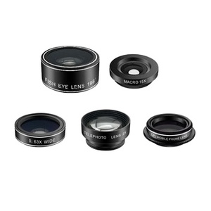 Repuestos 5 en 1, Lente de Cámara para Teléfono Celular con Gran Angular de 198 Grados, Ojo de Pez, Macro, Zoom, Teleobjetivo - Product Image 3
