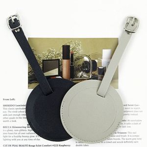 Etiquette de bagage bon marché Etiquette de voyage cadeau Etiquettes de bagage en similicuir embossé avec logo personnalisé - Product Image 3