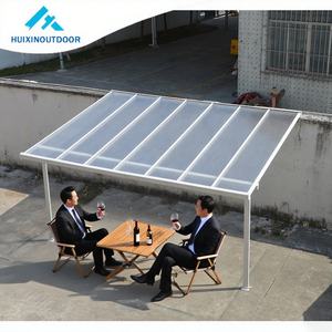 Protección UV respetuosa con el medio ambiente, cobertura <span class=keywords><strong>de</strong></span> sombra, ahorro <span class=keywords><strong>de</strong></span> energía, cubierta <span class=keywords><strong>de</strong></span> policarbonato para patio exterior, toldo parasol <span class=keywords><strong>de</strong></span> aluminio - Product Image 3