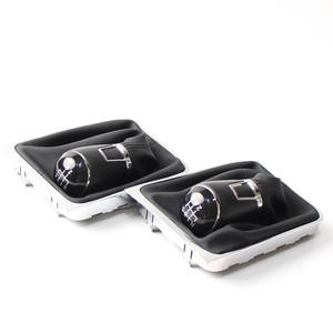 Poignée de levier de vitesse en cuir pour voiture, 5 ou 6 vitesses, pour VW Passat B6 CC 3C R36 TDI TFSI TSI 2006-2011 - Product Image 2