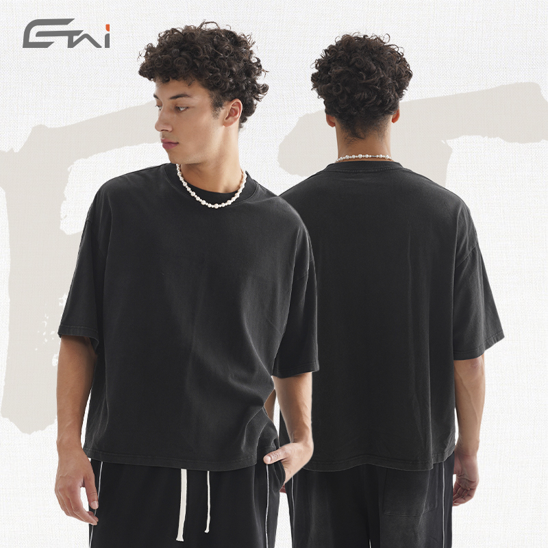 Shop High Quality Sand Washed T Shirts for Men's Fashion