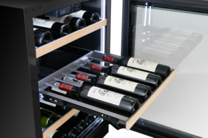 VI60S Enfriador de vino inteligente multifuncional al por mayor con luces LED El mejor sistema de enfriamiento de vino incorporado - Product Image 5