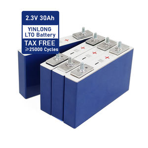 ULi Venta al por mayor recargable 2,3 V 30Ah 33Ah Batería de titanato de litio LTO Prismatic Cell 10C 20C para EV Carretilla elevadora solar Tipo Yinlong - Product Image 2