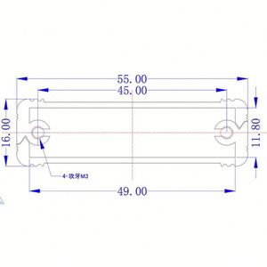 EBM IP54 <b>Metal</b> Power Controller Junction <b>Box</b> Housing Customize Industrial PCB Split Aluminum Profile Electronic Enclosure - Product Image 3