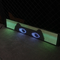 Smar personnalisé APP contrôle led signalisation publicité affichage voiture décalcomanie LED écran LED matrice Pixel panneau