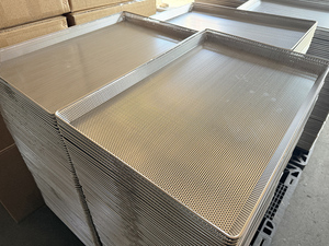 <span class=keywords><strong>Grande</strong></span> plaque de cuisson en acier inoxydable, plaque <span class=keywords><strong>à</strong></span> biscuits avec angle droit, demi-plaque de four, plat de cuisson - Product Image 1