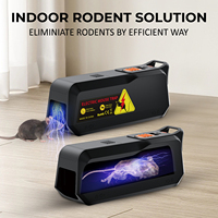 Piège à rat tueur électrochocs puissant avec plaque de base remplaçable Pièges à souris No Touch No See Piège à rongeurs électrique