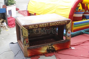 Juego de Pelotas Inflables Wild West Shootout, Desafío Deportivo para Niños, <span class=keywords><strong>Juegos</strong></span> de Disparos, Juego Deportivo Inflable para Adultos - Product Image 4