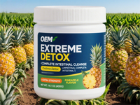 Poudre de supplément nutritionnel nettoyant intestinal de désintoxication OEM