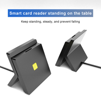 Lecteur de Cartes à Puce Rocketek Double EMV ATM USB, Adaptateur pour Cartes SIM et CAC, pour Tablette