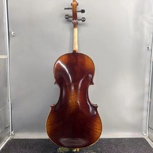 Kích Thước Đầy Đủ Bán Buôn 3/4 Ngọn Lửa Maple Cello Thiên Nhiên Tiger Mô Hình Chuyên Nghiệp Cello - Product Image 1