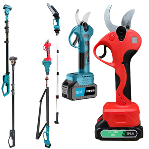 Sécateur télescopique sans fil haute performance pour l'élagage des arbres, avec batterie au lithium en acier inoxydable, garantie 3 ans - Product Image 1