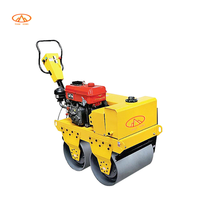 5-20 tonnes diesel asphalte rouleau de route Double tambour compacteur hydraulique vibrant Tandem