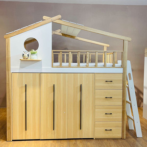 Tomy-<span class=keywords><strong>litera</strong></span> de madera de estilo nórdico para niños, <span class=keywords><strong>cama</strong></span> de estilo inverónico, superventas, niki - Product Image 4