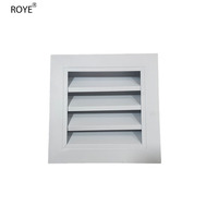 Systèmes de CVC carrés modernes personnalisés Grille à persiennes en alliage d'aluminium Sortie d'air de retour de sous-sol extérieur pour entrepôts d'air