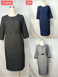 Elegant <b>Italian</b> One-Piece Office Dress Ladies <b>Clothes</b> Geenlinm Fashion Women Dress - Product Image 4