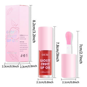 Huile à lèvres multi-couleurs aux fruits, hydratante et atténuant les ridules, longue durée et résistante à la décoloration, vente en gros, LM25176 - Product Image 5