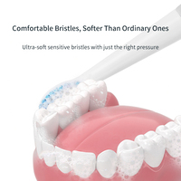 Brosse à dents électrique portable avec options de couleurs vives personnalisées, compatible avec les brosses à dents soniques électroniques pour adultes