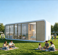 Maison Capsule de Luxe Apple Cabin, Maison Préfabriquée, Tiny House, Maison Mobile, Bureau Économe en Énergie, Maison de Vacances, Vente en Gros Direct Usine