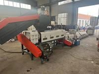 Granulateur monovis à deux étages pour le recyclage des déchets plastiques PP/PE/HDPE/LDPE, ligne de production de granulation plastique