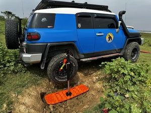 23-ton alluminio alto sollevamento idraulico recupero martinetto lungo nuovo portatile riparazione auto Top 4x4 fuoristrada SUV parti universali - Product Image 6