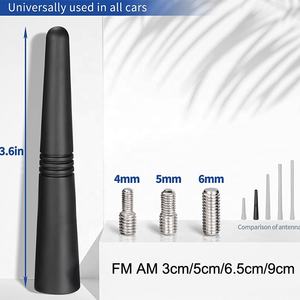 <span class=keywords><strong>Antenne</strong></span> de voiture universelle 3 <span class=keywords><strong>5</strong></span> 6,<span class=keywords><strong>5</strong></span> 9 cm avec <span class=keywords><strong>adaptateur</strong></span> fileté M4 M5 M6, <span class=keywords><strong>antenne</strong></span> radio courte pour véhicule, mât AM/FM, accessoires de toit - Product Image 5