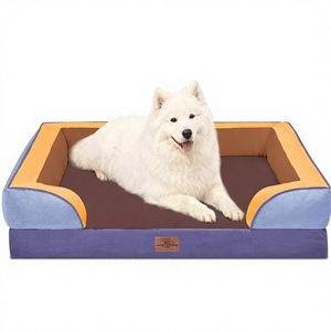 Orthopedisch hondenbed voor grote honden, waterdicht, afneembare randen, wasbare hoes, antislip bodem, op maat gemaakte kleur & maat beschikbaar - Product Image 1